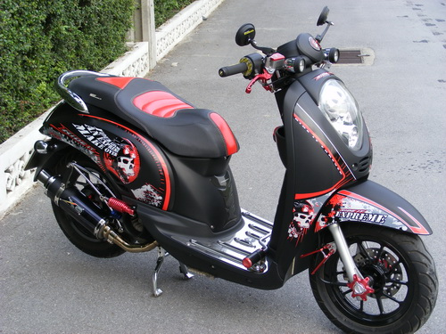  modif Honda Scoopy Stiker Expreme Oto Trendz