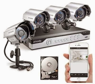 Zmodo 4CH 960H DVR 4x600TVL Home CCTV Video Day Night Surveillance Security Camera System review comparison