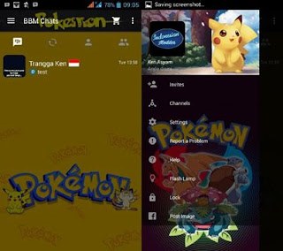 BBM Mod Tema Kartun Apk Terbaru Versi 2.11 Lengkap