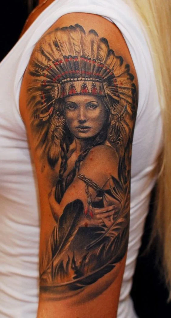 tatuajes de indios para hombres