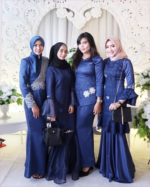 39 Model Outfit Baju  Bridesmaid Berhijab Gaya Selebgram 