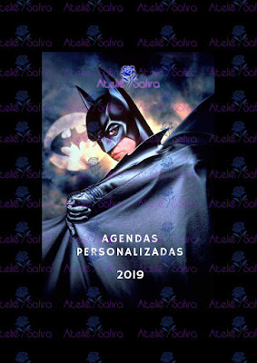 Capas de Agendas Personalizadas Tema Batman Filme Antigo