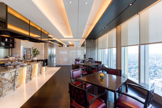 The Grand Club executive lounge of Grand Hyatt Manila