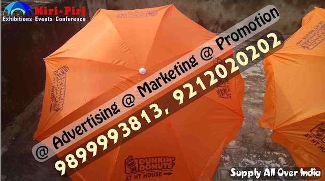 Marketing Umbrellas with Printing, Promotional Garden Umbrellas, Promotional Folding Umbrellas, Promotional Golf Umbrellas - Manufacturers, Delhi, India