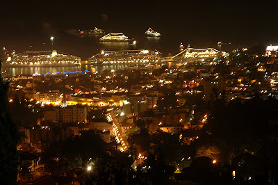 cruise boats claim their place in Funchal's harbour