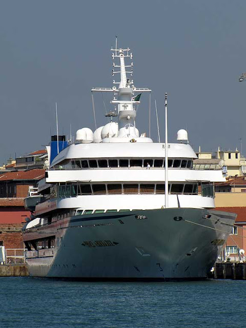 Prince Abdulaziz, Saudi Royal family yacht, port of Livorno