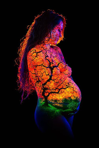 Bodyscapes: Enchanting Body Paintings With The Magic Of Black Light