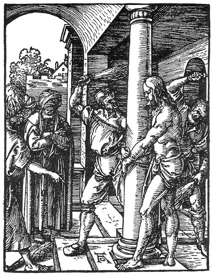 Flagellazione - Piccola Passione 1511 - Albrecht Dürer - British Museum Londra