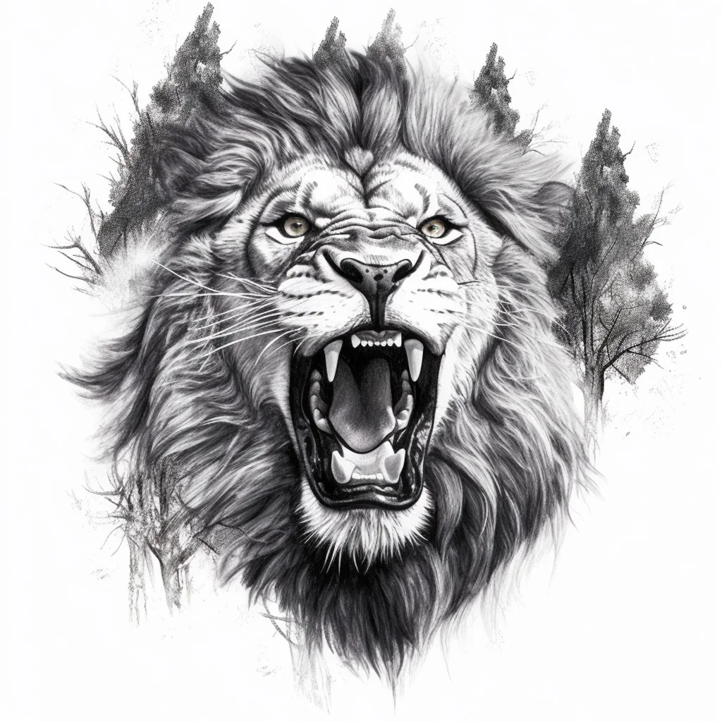 tatuajes de leones