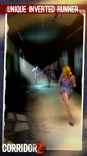 Adalah game runners dengan tema pengejaran zombie Corridor Z apk + obb