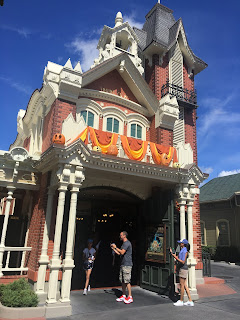 Magic Kingdom Fire Station Halloween Decorations Main Street USA