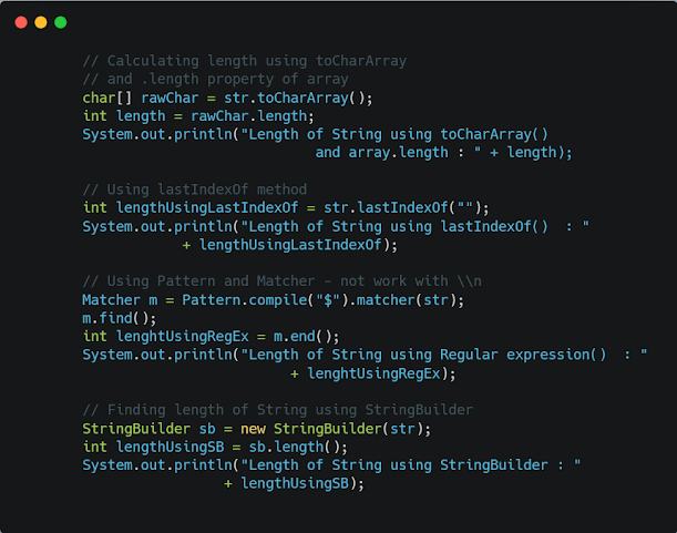 5 Ways to Find length of String in Java without built-in length() method