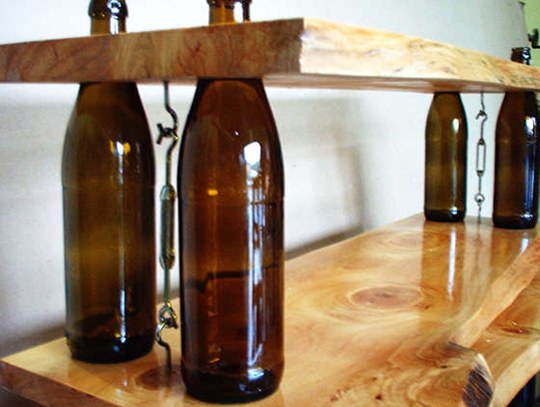 Dishfunctional Designs: Glass Bottles: Upcycled &amp; Repurposed As Home 
