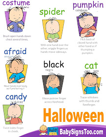 Baby Signs Halloween Poster
