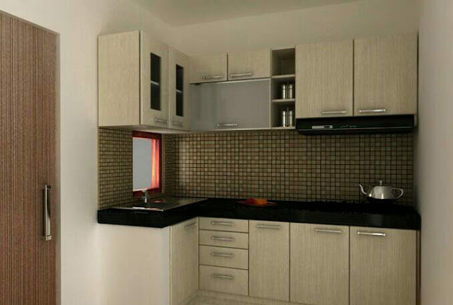 Desain kitchen set minimalis modern