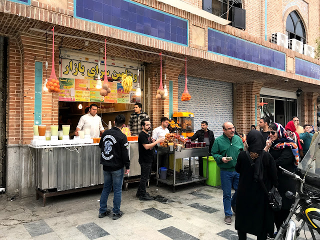 イラン・テヘランの正月に見かけた風景