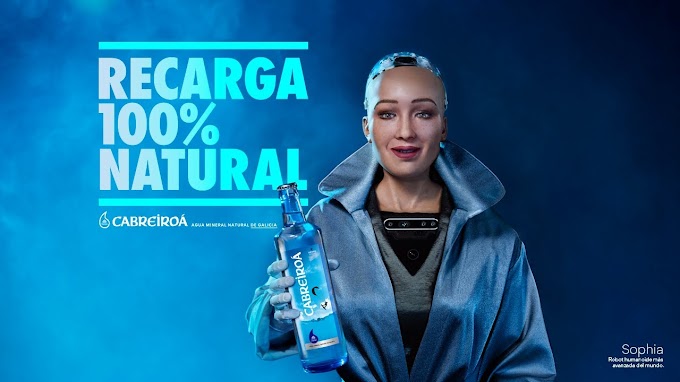 Sophia, la robot humanoide, protagoniza campaña de Agua