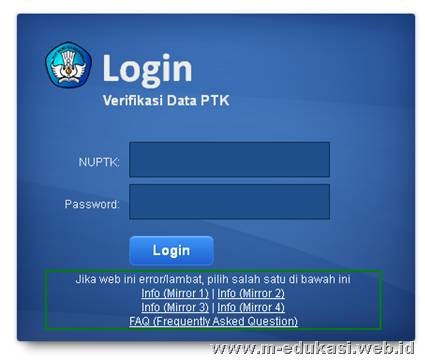 SDN 01 NOTOGIWANG: CARA CEK DATA PRIBADI PTK DI P2TK 