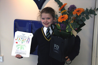 Flower Design's Mother's Day Drawing & Colouring Competition, Heyhouses School Winner, Madeleine Baker