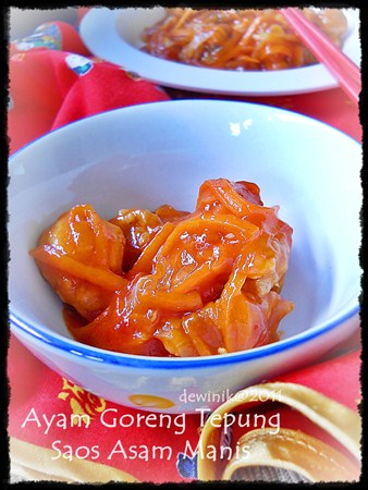  Chinese  Food Week NCC Ayam  Goreng  Tepung Saos Asam Manis 