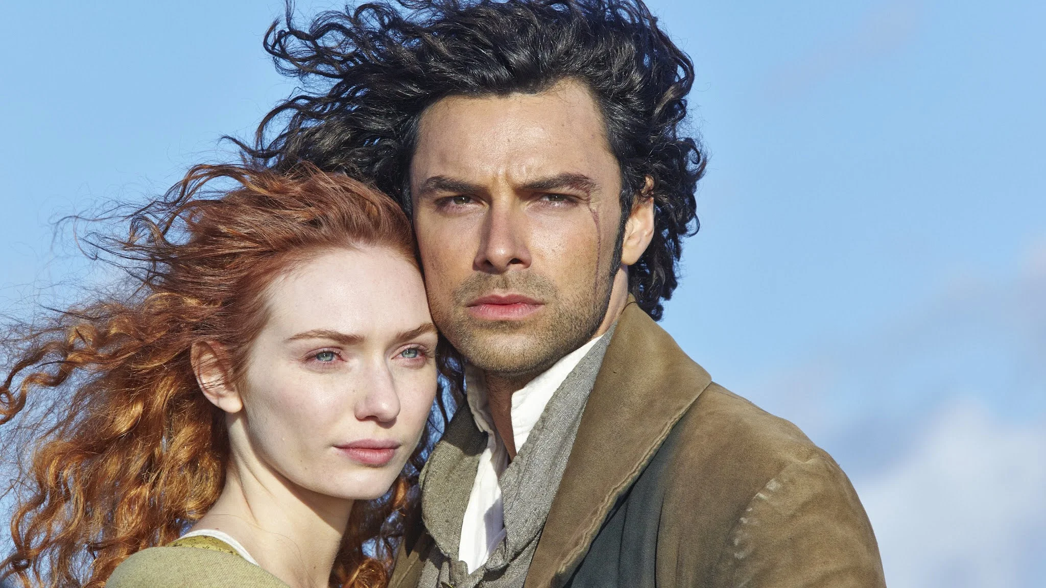 Poldark Demelza Carne Poldark Eleanor Tomlinson Ross Vennor Poldark Aidan Turner PBS