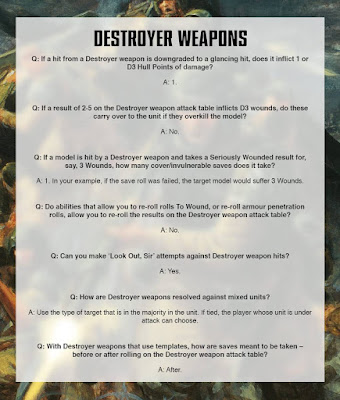 FAQ 40k