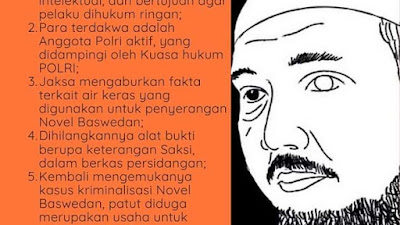 Ungkap Kebobrokan Hukum, Novel Menyindir Jokowi 
