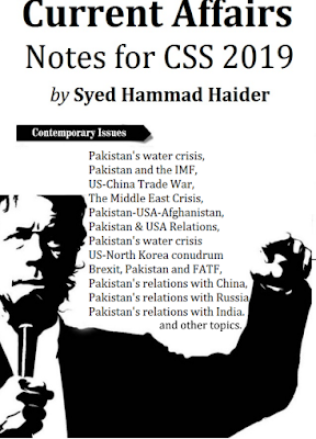 Current Affairs By Syed Hammad Haider