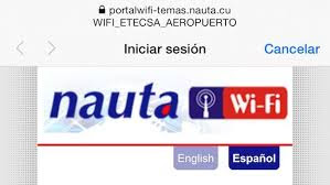 Portal Nauta de wifi Etecsa