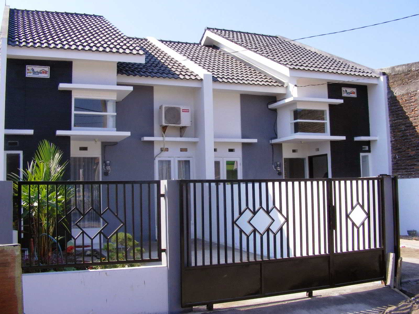 Model Pintu Pagar Dari Bambu Denah Rumah