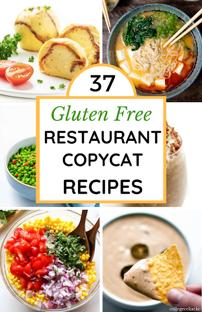 Enjoy a restaurant-worthy meal at home with these 37 #glutenfree restaurant copycat recipes! Sweet & savory, #paleo, #keto & #vegan options included.