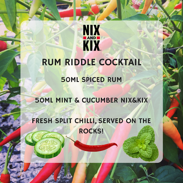 RUM RIDDLE COCKTAIL USING NIX&KIX