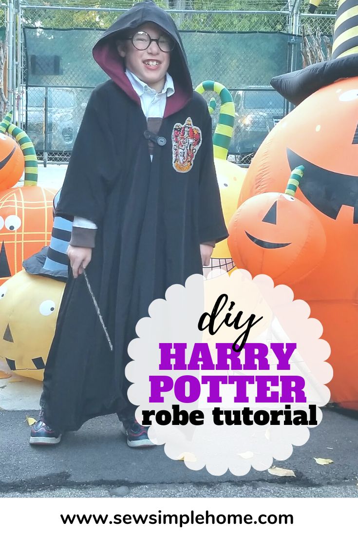 Pieces by Polly: Super Fast and Easy DIY Harry Potter Robe from a