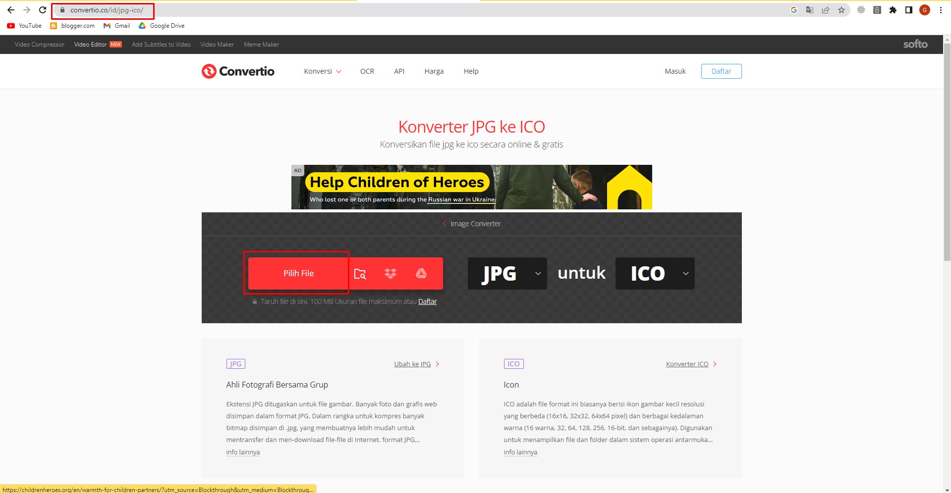 Cara Merubah Format JPG Ke Ico secara Online dengan mudah