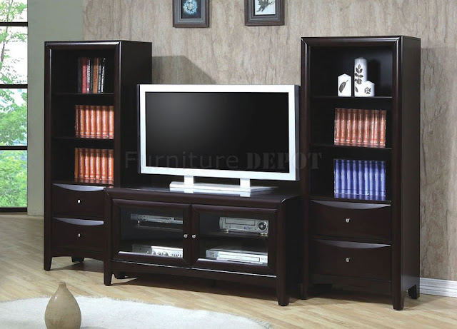 Wooden TV Stand Design Photo