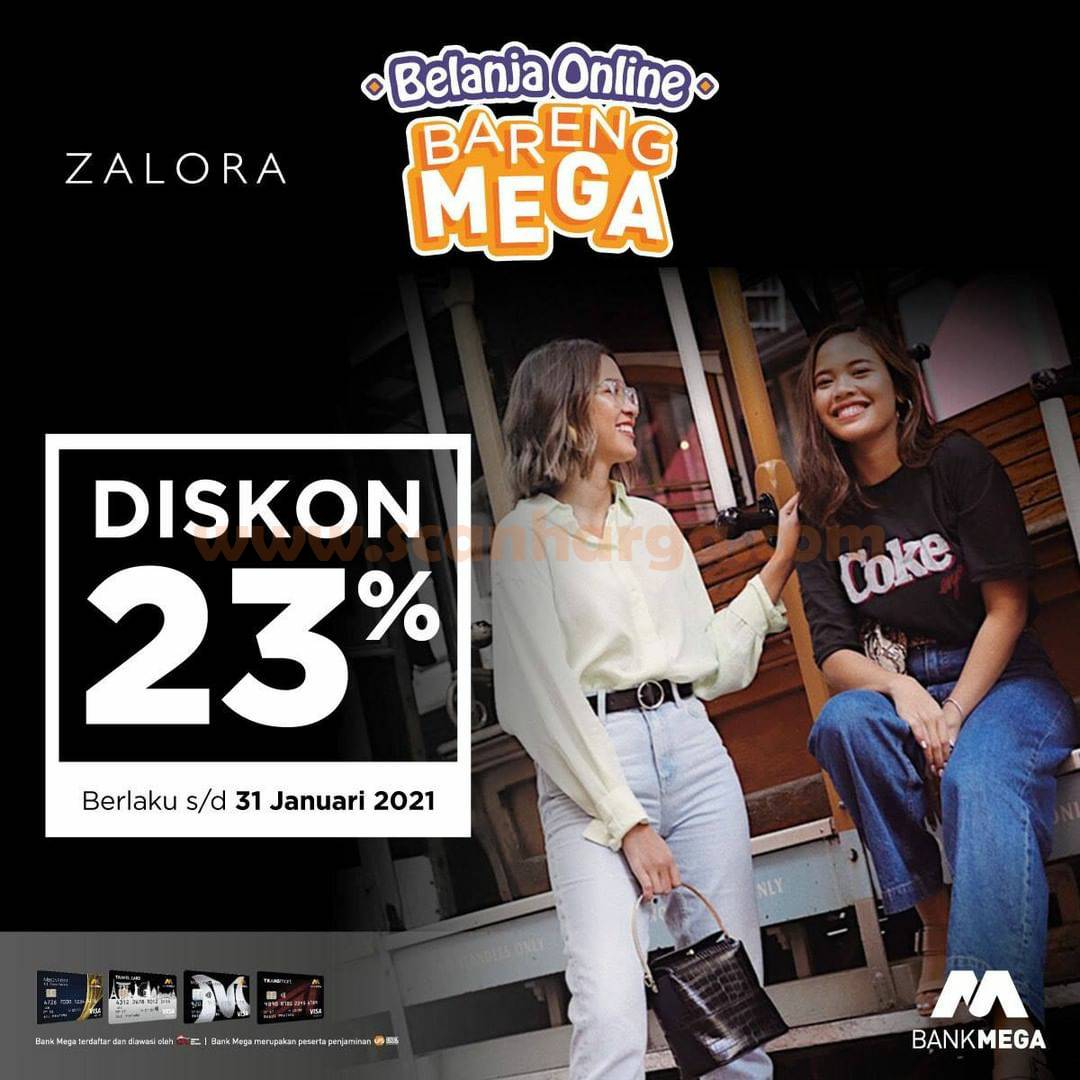 ZALORA Promo Belanja Online! Spesial BARENG MEGA DISKON 15%