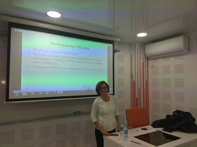 Conferencia sobre Normativa Contable Internacional a cargo de Araceli Mora