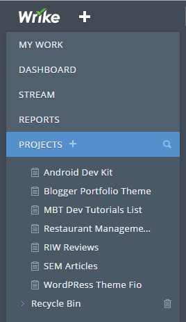 Our projects at Wrike