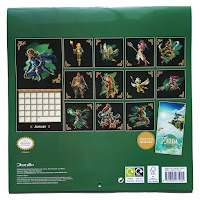 photo of the Danilo calendar with all 12 motives, all showing TotK character art