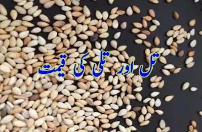 Sesame seeds or til price in Pakistan today 2023 تل اور تلی کی قیمت