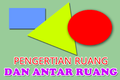 Nih Pengertian Ruang Dan Interaksi Antar Ruang