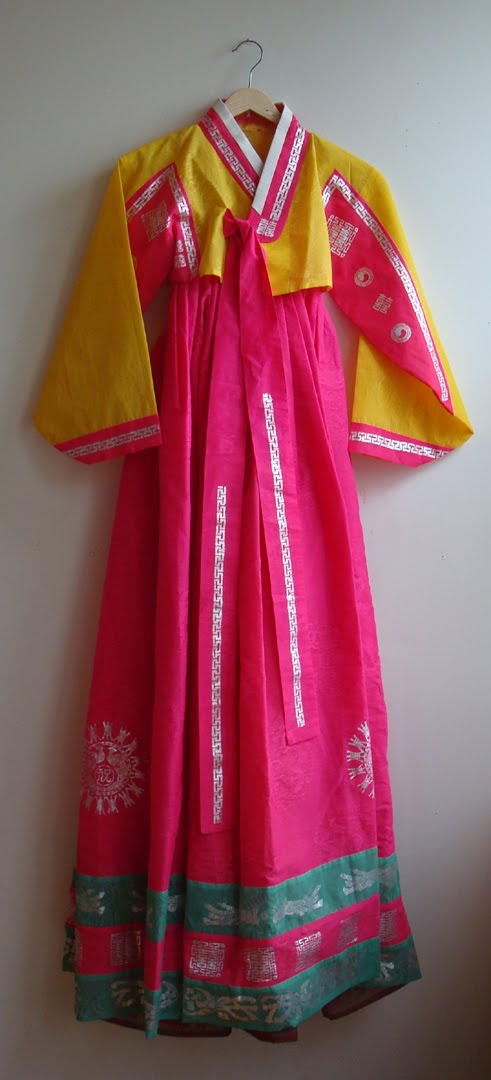 Label Wedding Dress Coat Korea c1960's
