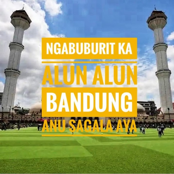 Ngabuburit  ka Alun Alun Bandung anu Sagala Aya