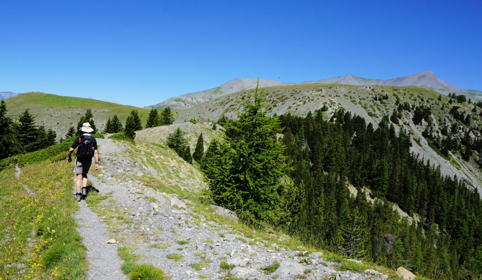 Ridge towards Sommet du Countent