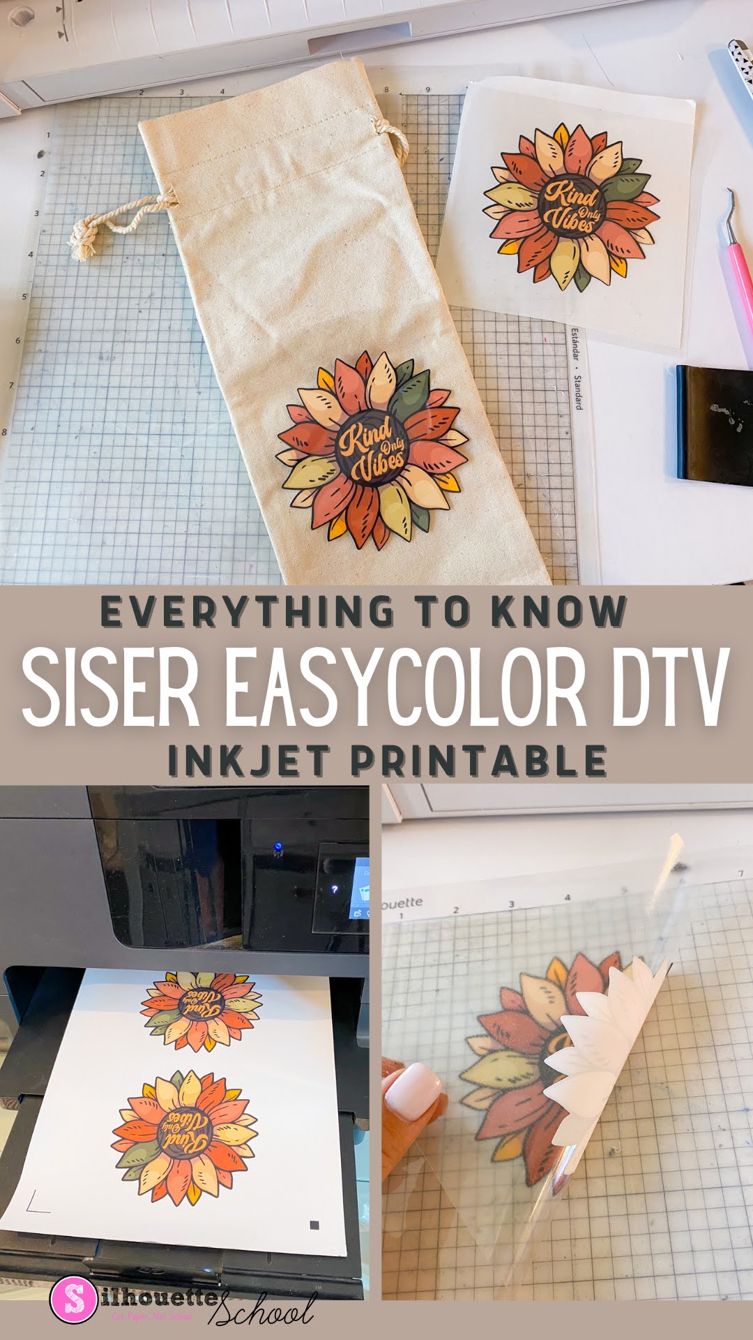 How to use Siser EasyColor DTV for Inkjet Printers