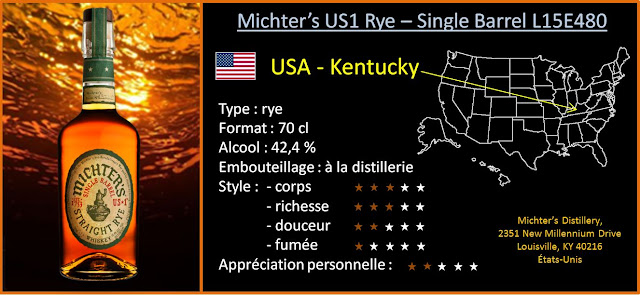 Michter’s Single Barrel Straight Rye Whiskey