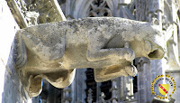 Toul - Cathédrale Saint-Etienne : Gargouille du cloître