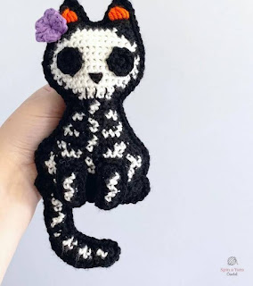 PATRON GRATIS GATO ESQUELETO AMIGURUMI 55189