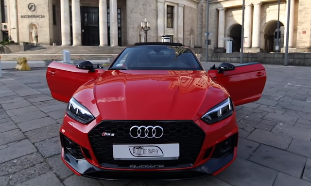 2019 AUDI RS5 - The fashioners of the RS 5 Coupe included monstrous air deltas with the honeycomb structure normal of RS models