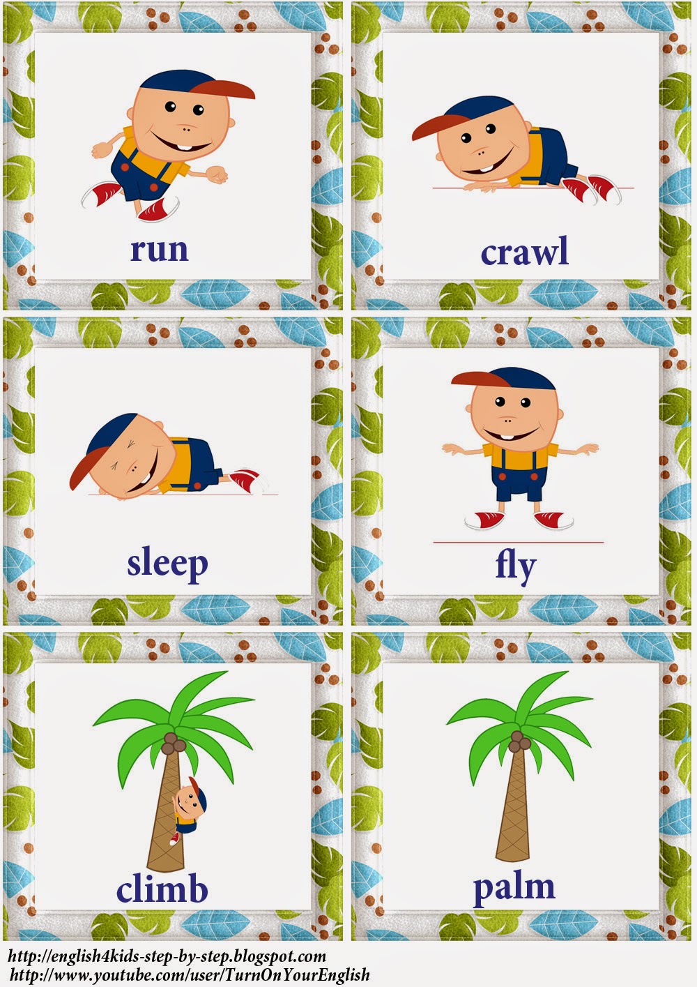 I Can Action Verbs Song For Kids Flashcards And Worksheets